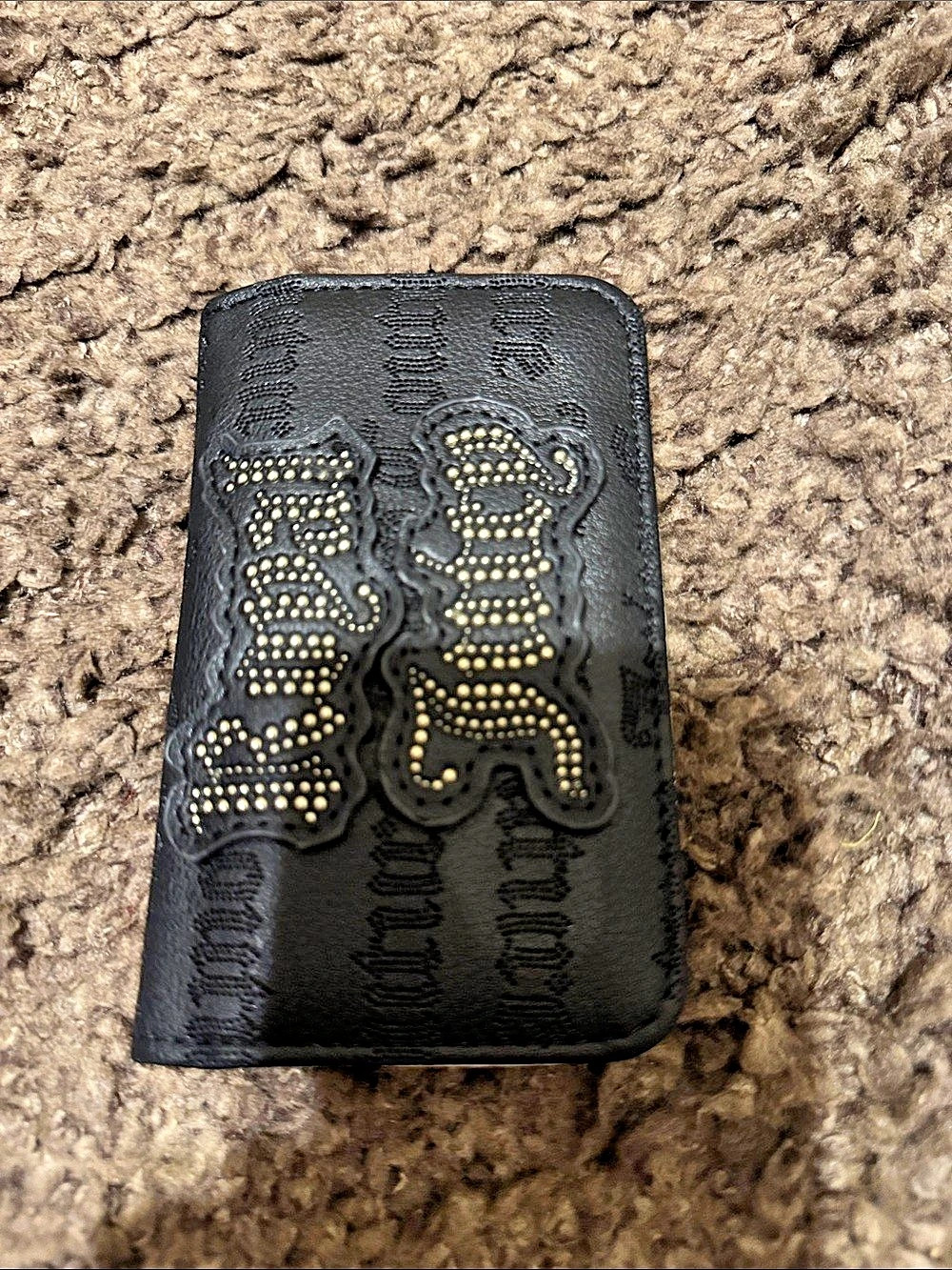 Juicy Couture My Heart Belongs to Juicy Bifold Wallet in Black & Cream